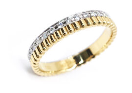 ブシュロン BOUCHERON キャトルラディアント リング ダイヤモンド 750WG 750YG JAL00134