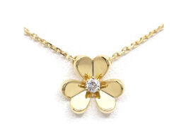 ヴァンクリーフ&アーペル VAN CLEEF&ARPELS フリヴォル ミニ ダイヤモンド ネックレス VCARP0J100 750YG
