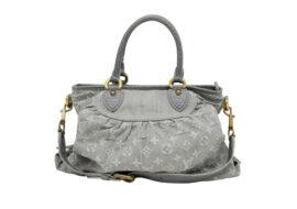 ルイヴィトン モノグラムデニム ネオカヴィMM グレー M95837