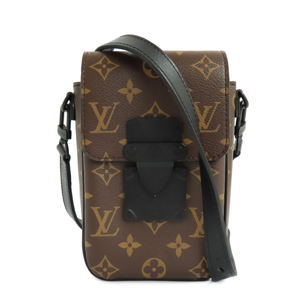 ルイヴィトン Sロック ヴェルティカル ウェアラブルウォレット M81522 モノグラム・マカサー