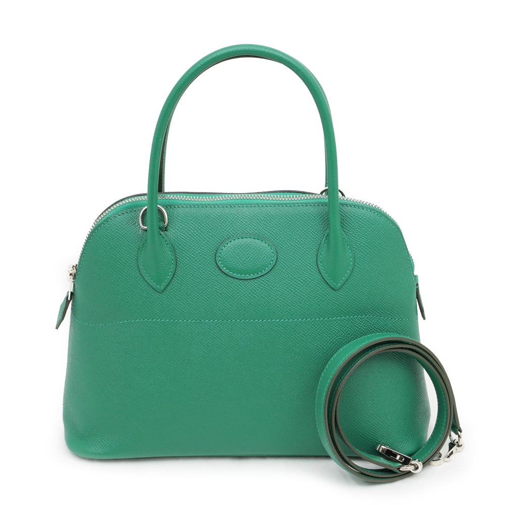 エルメス ボリード27 ヴェールヴェルティゴ シルバー金具 ヴォーエプソン A刻印