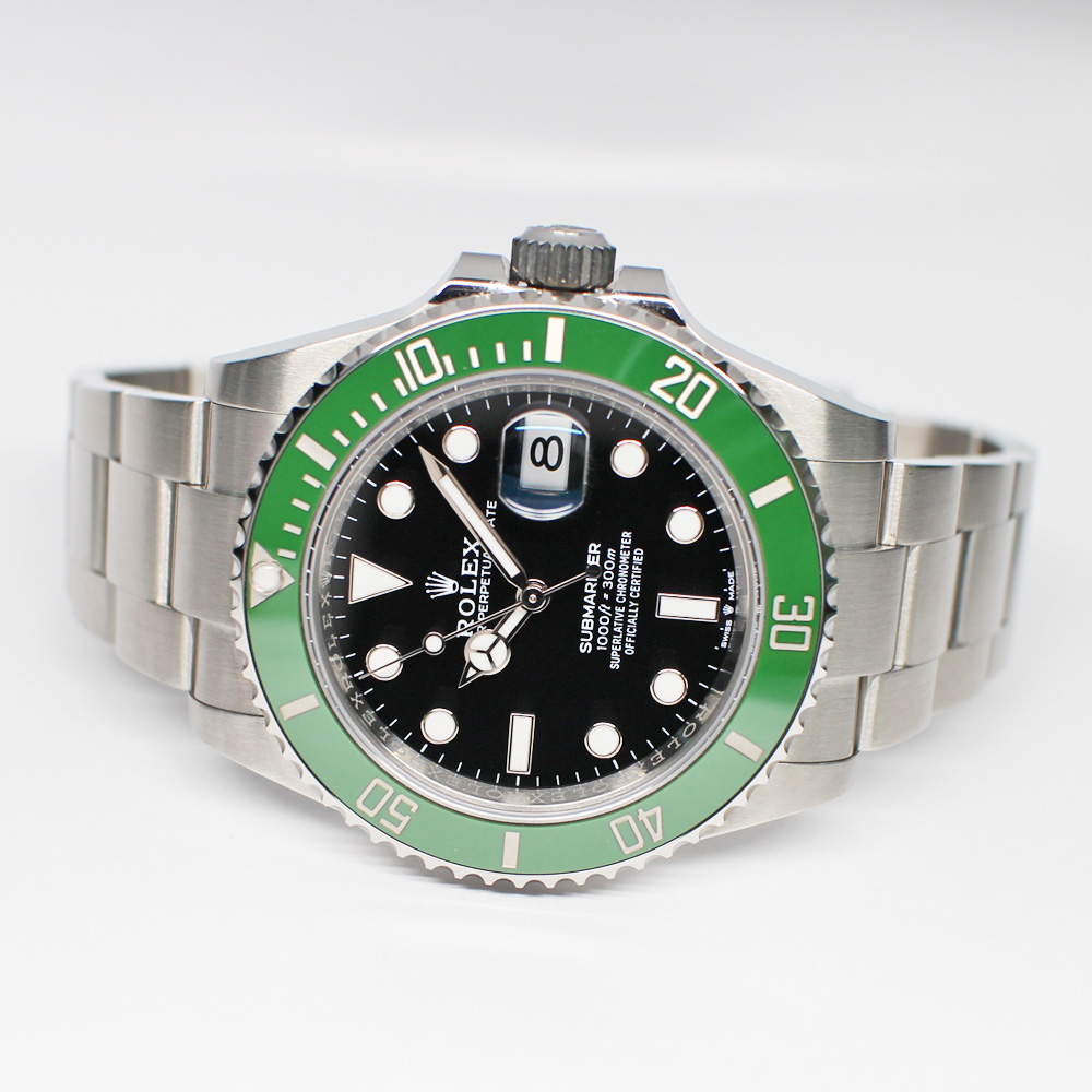 ロレックス サブマリーナ デイト 126610LV ランダム ブラック グリーン 自動巻き メンズ 2024年 ライム 新品同様