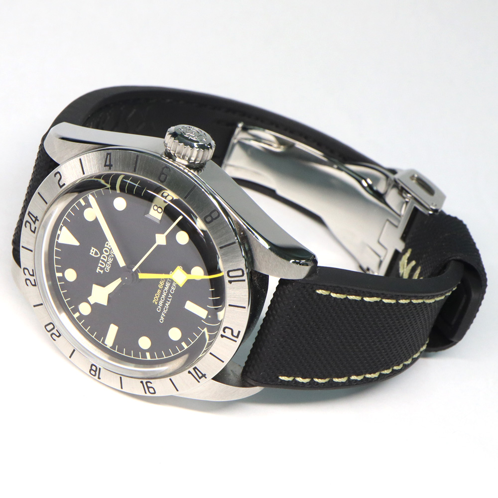 チューダー ブラックベイ プロ 79470 ブラック SS ラバー 自動巻