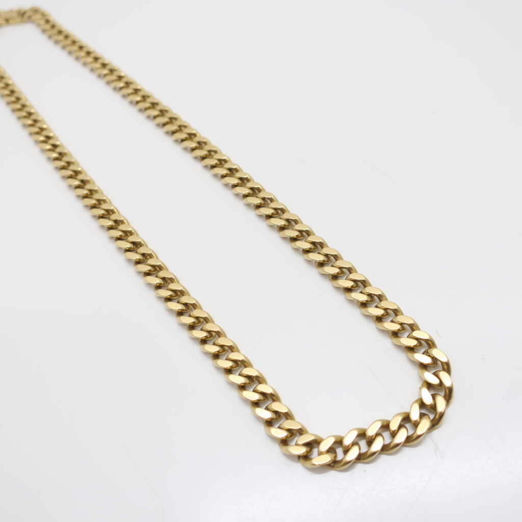 ネックレス K18 喜平 キヘイ2面 イエローゴールド