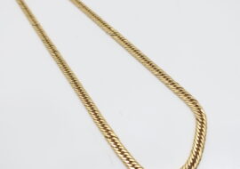 ネックレス K18 喜平 キヘイ8面 トリプル イエローゴールド