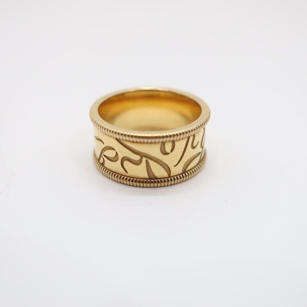 カレライカレラ デザインリング K18 イエローゴールド