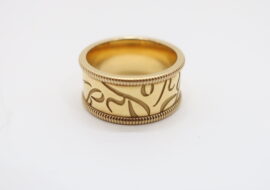 カレライカレラ デザインリング K18 イエローゴールド