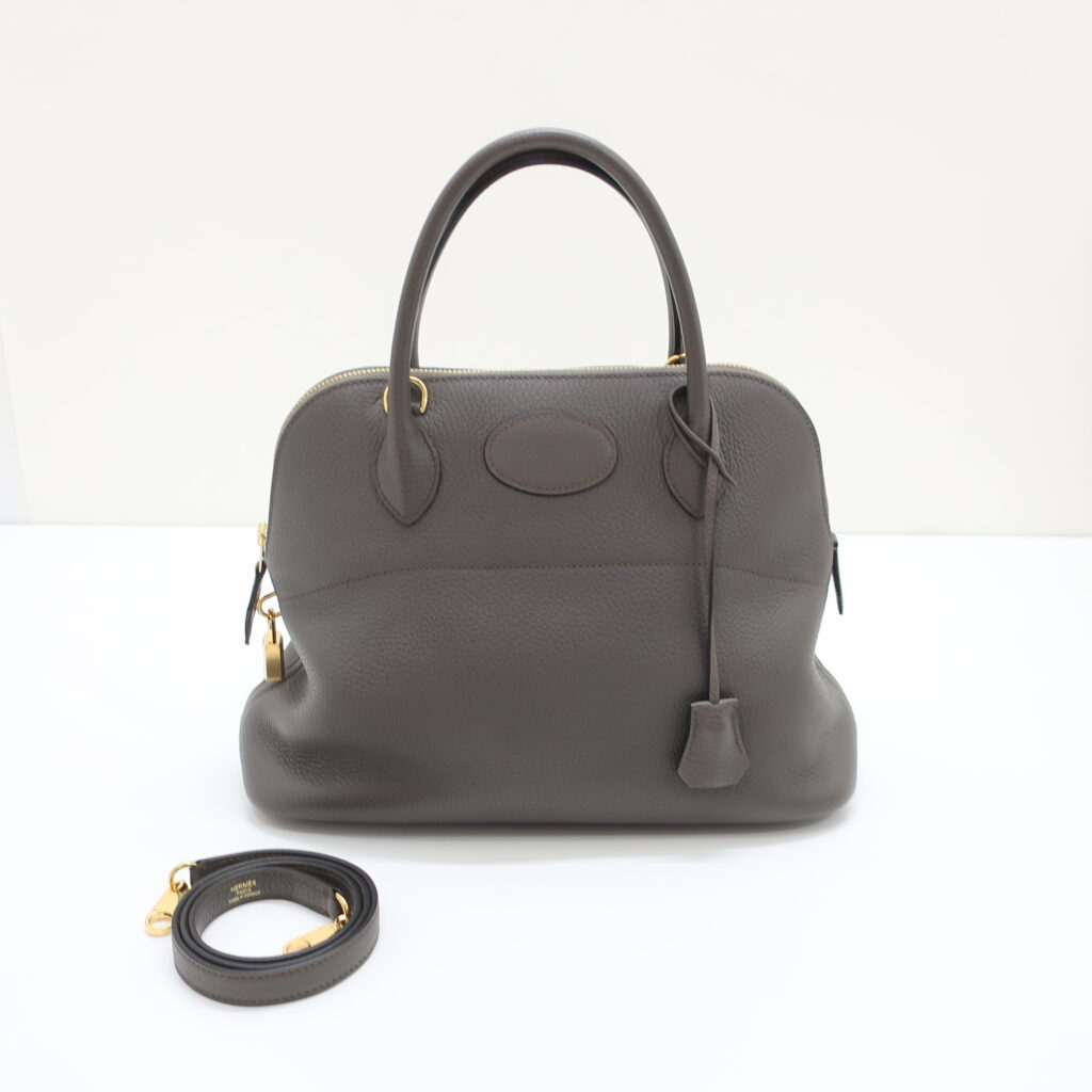 エルメス ボリード31 エタン トリヨン ゴールド金具 A刻印