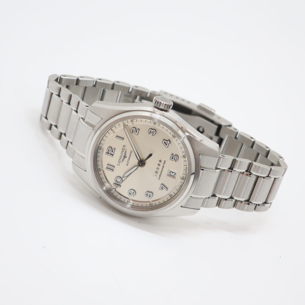 ロンジン LONGINES スピリット L3.410.4.63.6 シルバー文字盤 自動巻き