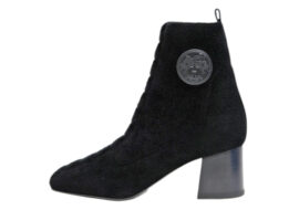 エルメス ヴォルベール60 ショートブーツ サイズ38 ニット シュニール