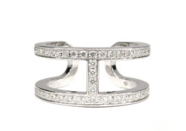 エルメス リング 指輪 エヴァーシェーヌダンクル MM 50 750WG