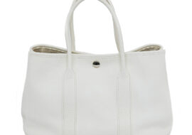 エルメス ガーデンパーティ TPM 30 ホワイト ネゴンダ □O刻