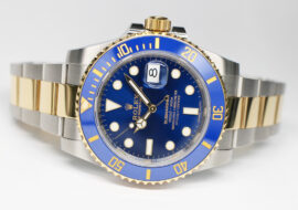 ロレックス サブマリーナ デイト 116613LB ランダム ブルー SS YG 自動巻き メンズ 保証書付き 2019年