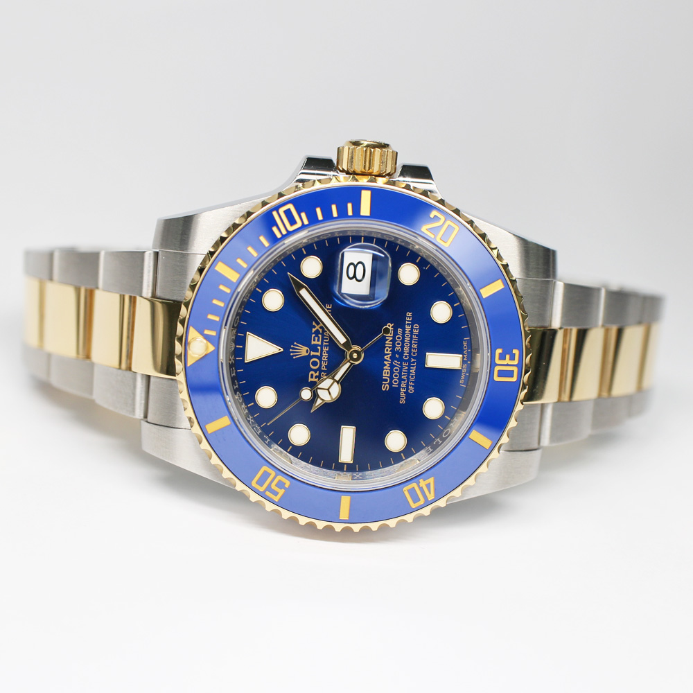 ロレックス サブマリーナ デイト 116613LB ランダム ブルー SS YG 自動巻き メンズ 保証書付き 2019年