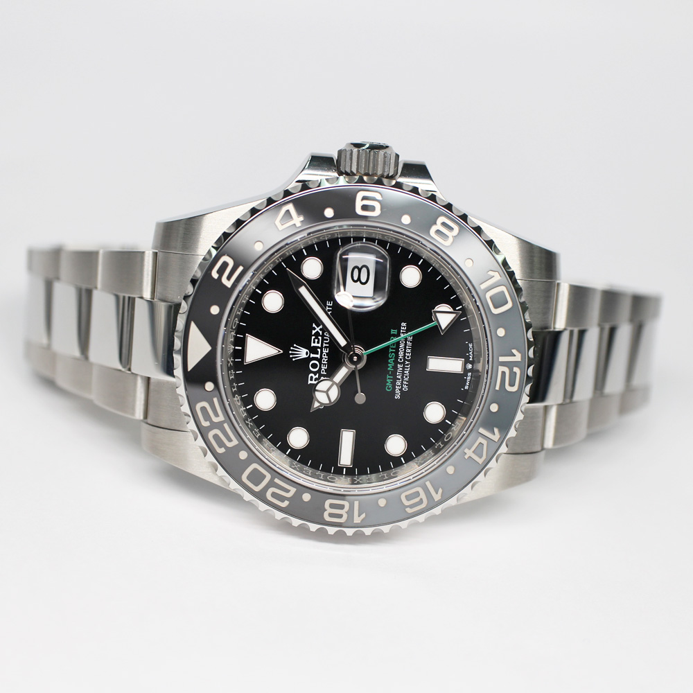 ロレックス GMTマスターII 126710GRNR ランダム ブラック SS 自動巻き メンズ オイスター 保証書付き 2024年