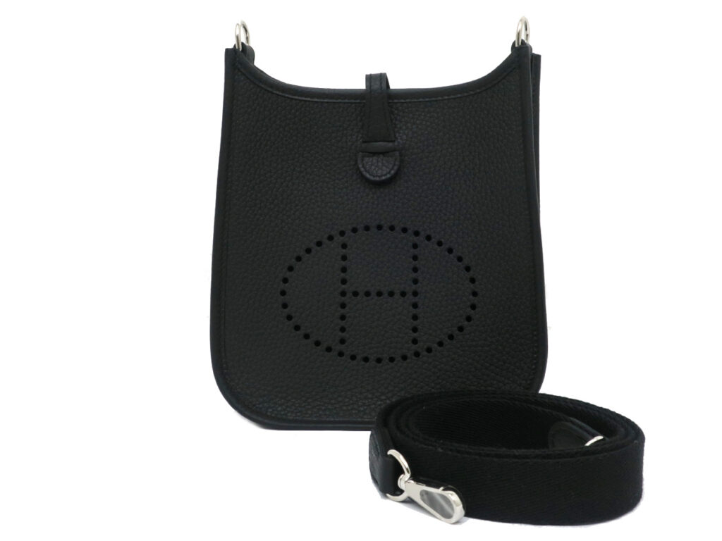 エルメス エブリンTPM 16 アマゾン ブラック シルバー金具 ノワール 黒 トリヨンクレマンス B刻印 ショルダーバッグ