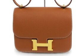 エルメス コンスタンス3 18 ミニ ミロワール ゴールド ゴールド金具 ヴォーエプソン W刻