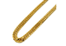 ネックレス JEWELRY K18 喜平 キヘイ 6面ダブル 750 18金