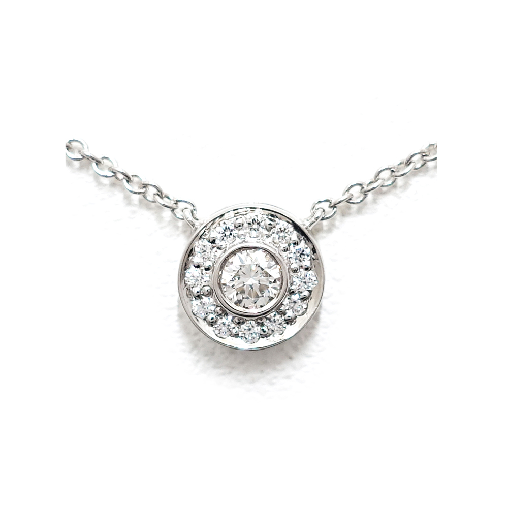 ティファニー TIFFANY サークレット ダイヤモンド デザイン ネックレス Pt950