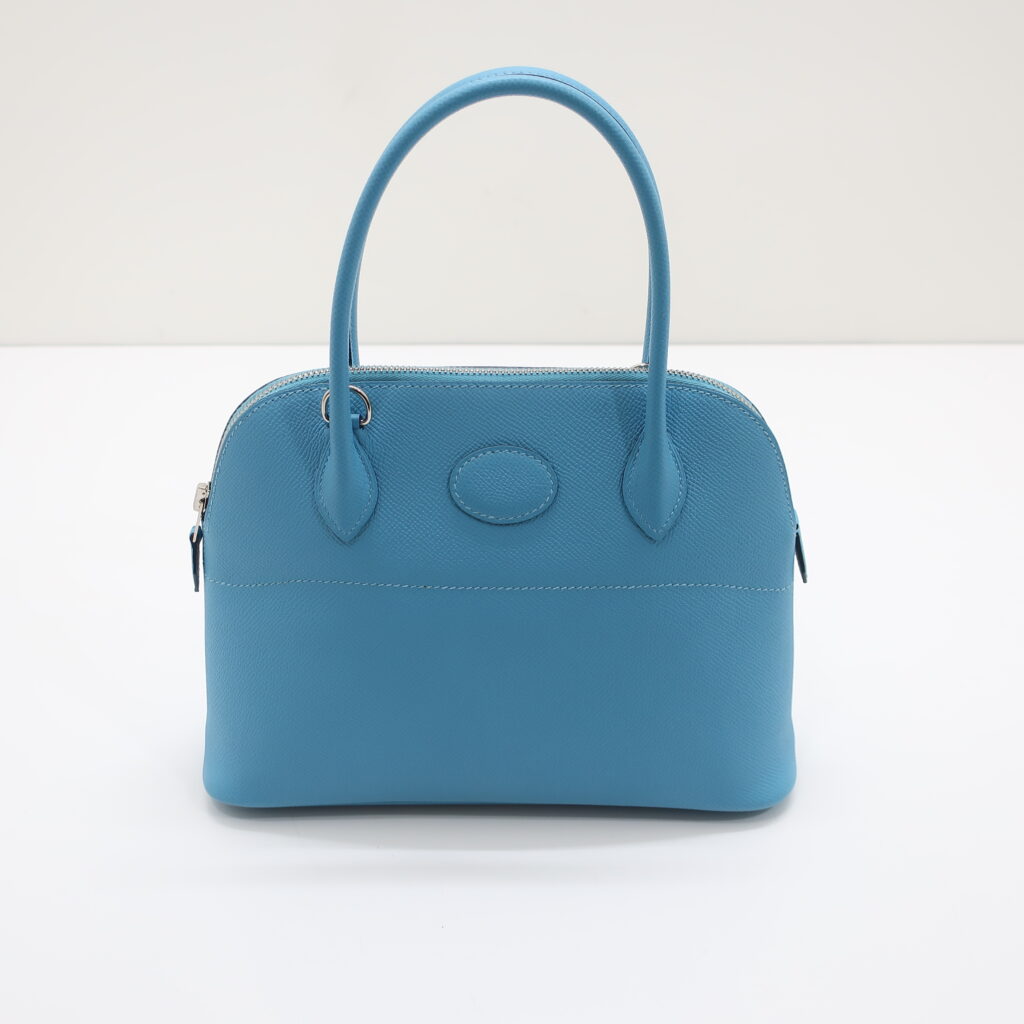 エルメス ボリード27 ブルートール シルバー金具 エプソン