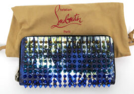 Christian Louboutin クリスチャンルブタン ラウンドジップ 長財布 PANETTONE WALLET CALF EMPIRE 1185153