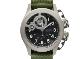 ハミルトン カーキ ネイビー フロッグマン H777460 クロノグラフ チタン 自動巻き