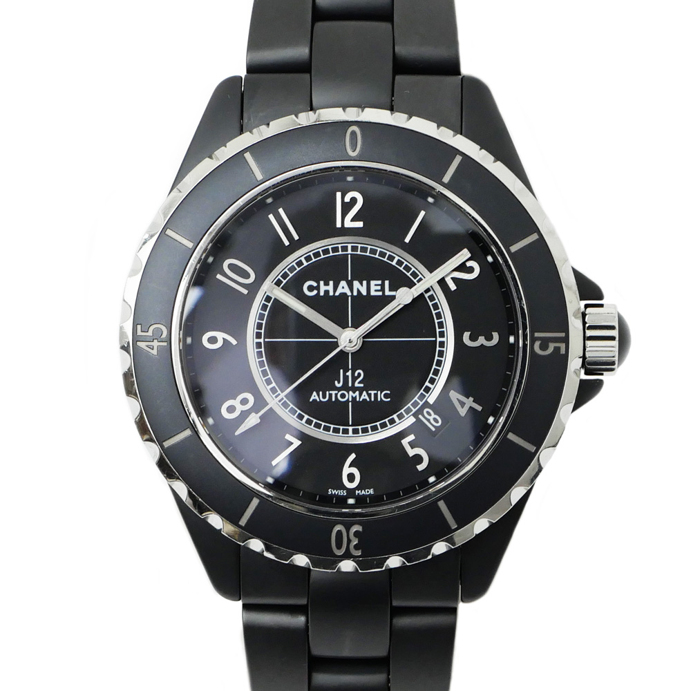 シャネル J12 マットブラック 42mm H3131
