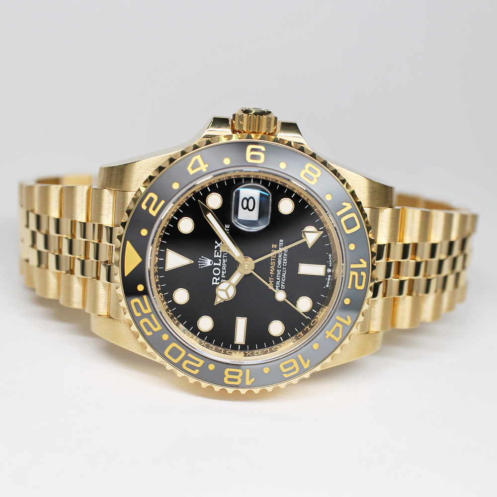 ロレックス GMTマスターII 126718GRNR ランダム ブラック YG ジュビリー 保証書付き 2023年
