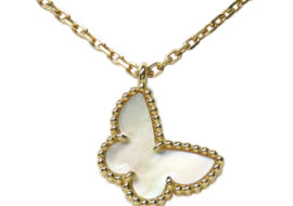 ヴァンクリーフ&アーペル スウィート パピヨン ペンダント VCARF69300 ネックレス 750YG