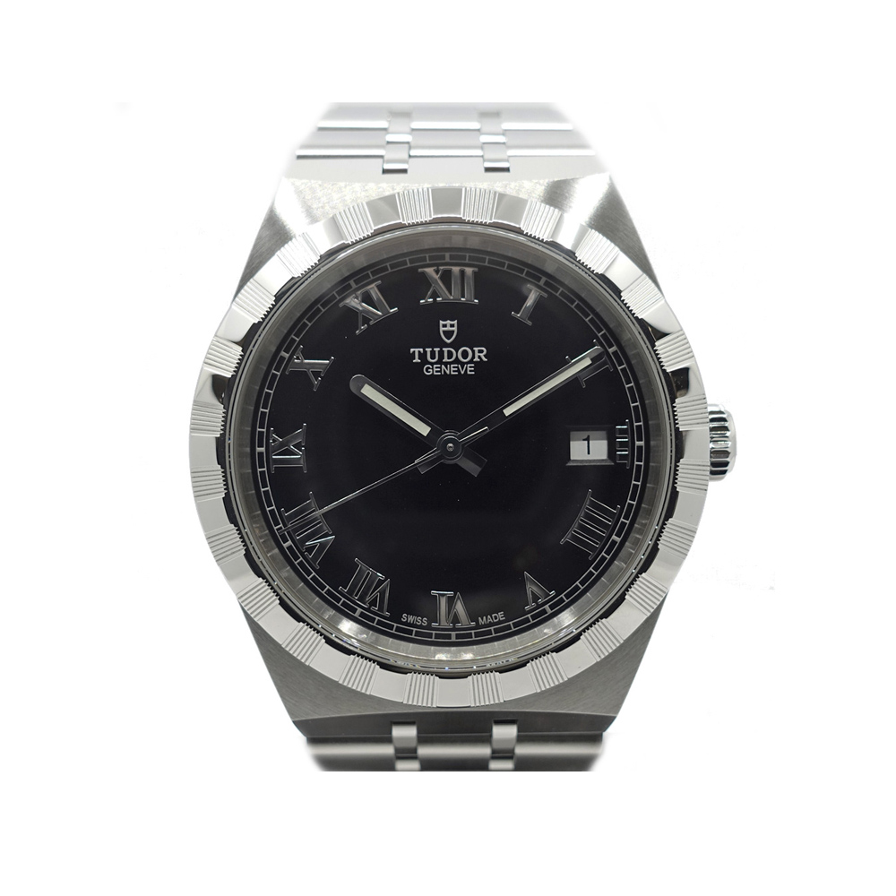 チューダー TUDOR ロイヤル38mm 28500 ブラック SS 自動巻き