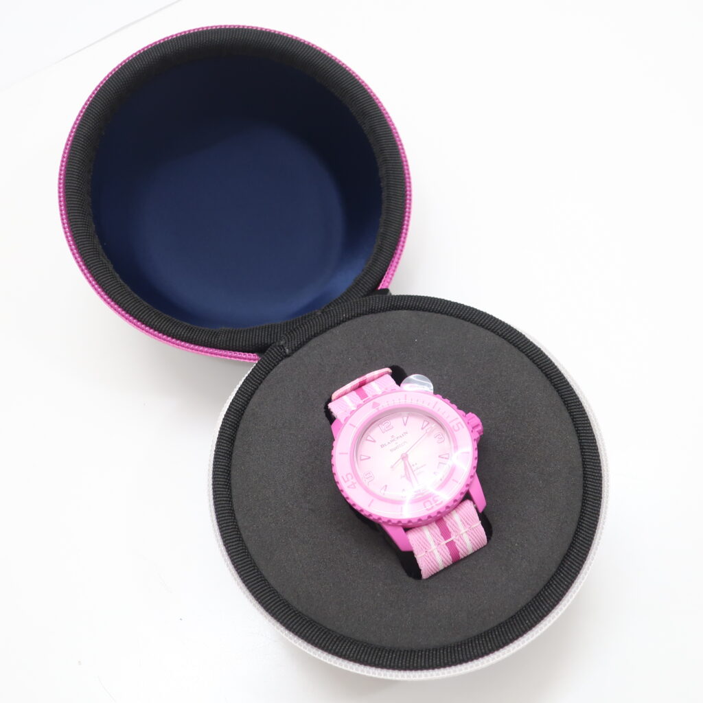 ブランパン×スウォッチ BLANCPAIN×SWATCH フィフティファゾムス ピンクオーシャン SO35P400