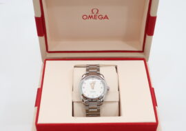 オメガ OMEGA シーマスター アクアテラ 150m 220.10.28.60.54.001 28mm ホワイト ダイヤ SS クォーツ