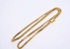 ネックレス 喜平 6面カット ダブルチェーン キヘイ 30.3g