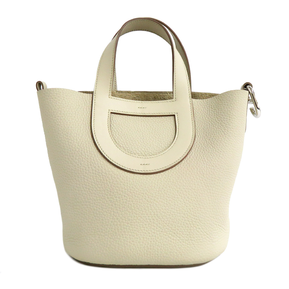 エルメス インザループ18 トリヨンクレマンス ベトン シルバー金具 B刻印 2023年製造