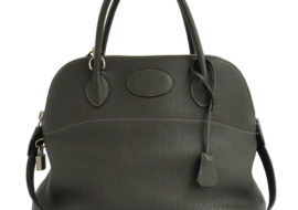 エルメス ボリード31 トゴ グレー I刻印 2005年製造 シルバー金具