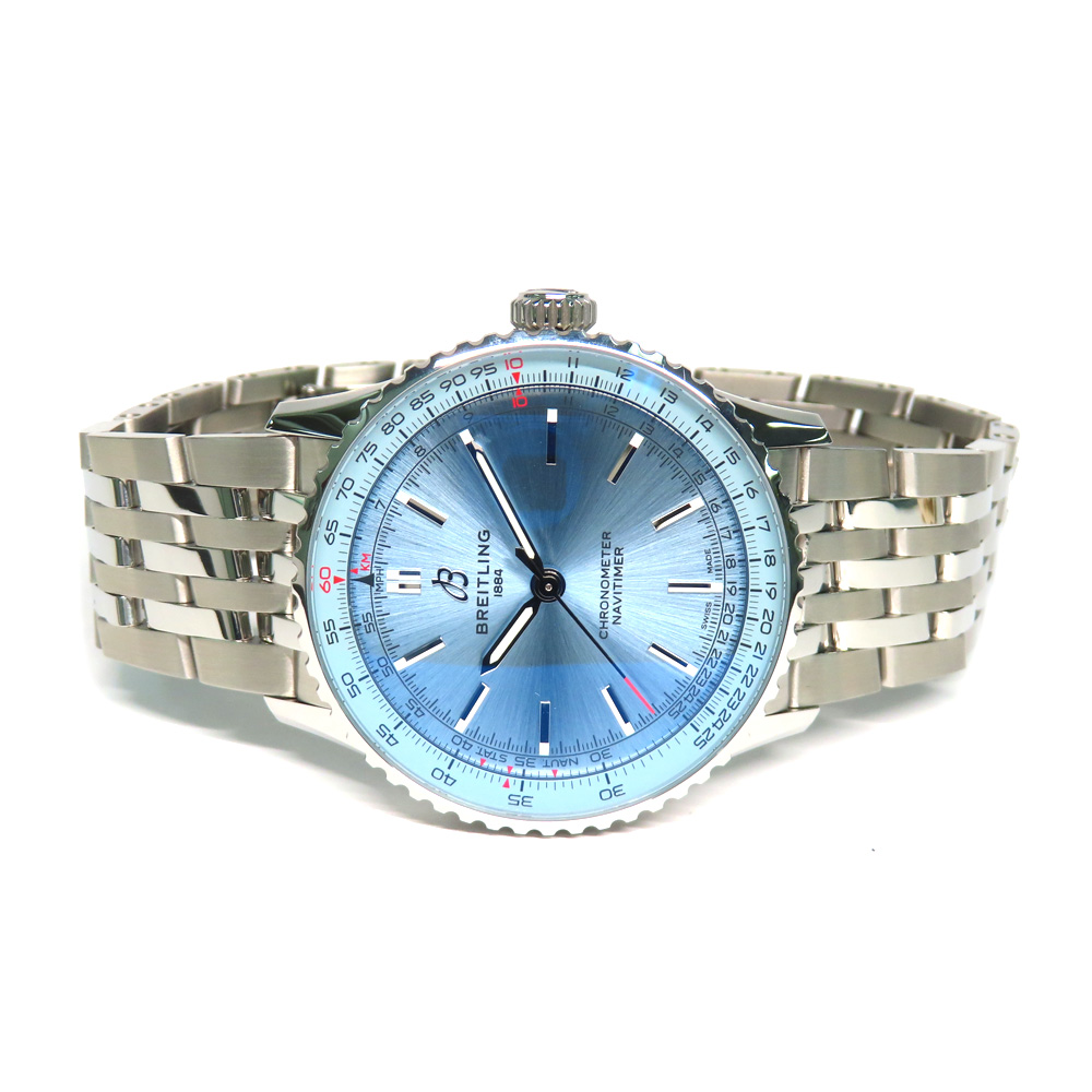 ブライトリング ナビタイマー オートマチック41 A17329171C1A1 アイスブルー