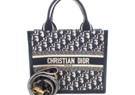 ディオール ブックトート バッグ スモール M1325CZBB オブリーク ネイビー