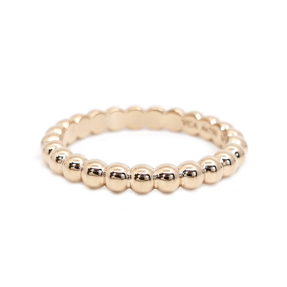 ヴァンクリーフ&アーペル VAN CLEEF & ARPELS 750PG ペルレ ゴールド パール リング ミディアム VCARN9PB54