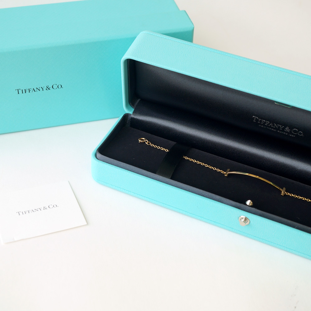 ティファニー TIFFANY Tスマイル ブレスレット 750YG