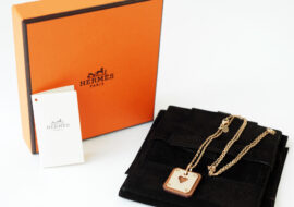 エルメス HERMES ネックレス アスドゥクールPM エース オブ ハート Y刻印