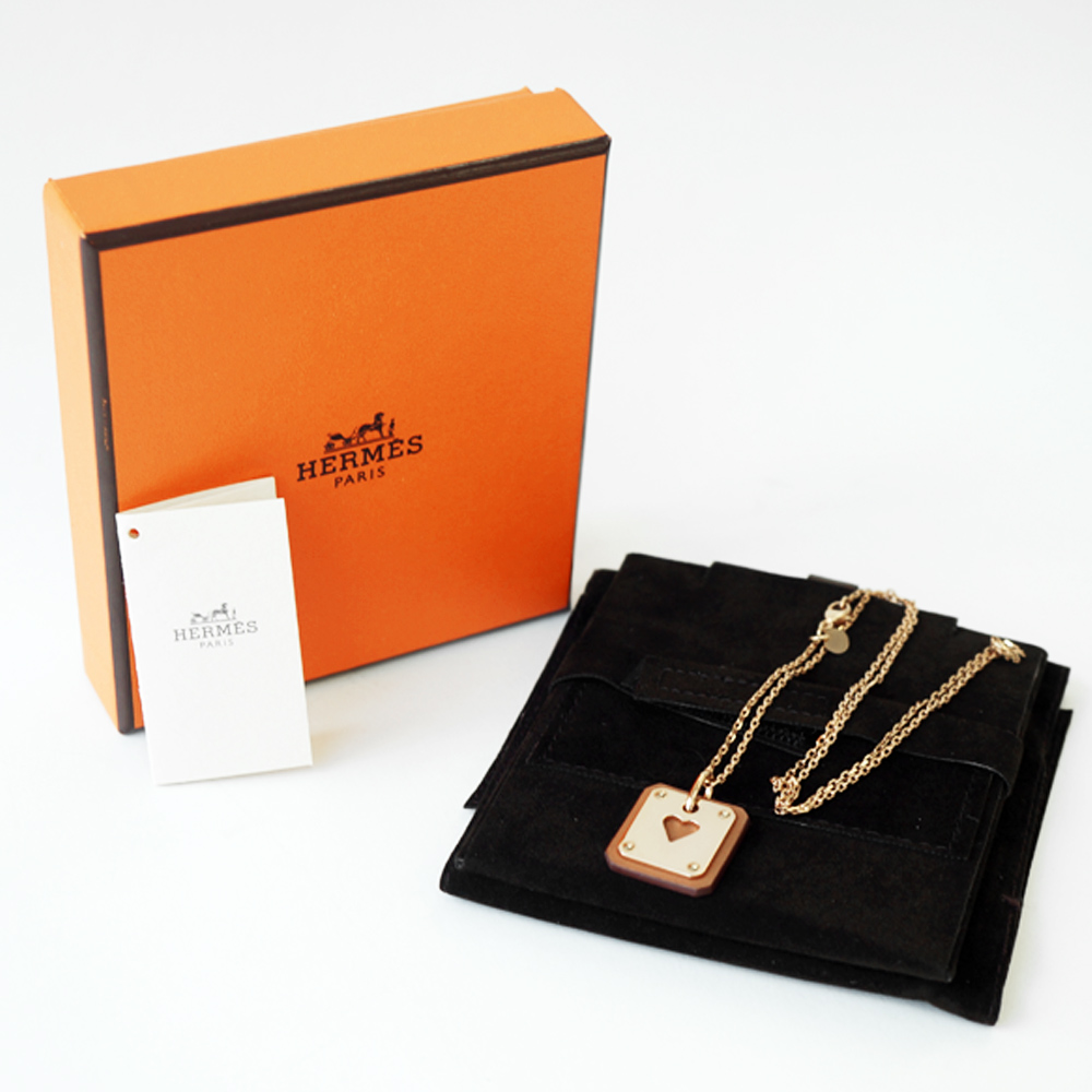 エルメス HERMES ネックレス アスドゥクールPM エース オブ ハート Y刻印