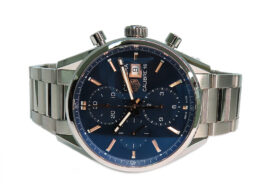 タグホイヤー カレラ キャリバー16 クロノグラフ リミテッドエディション CBK2115.BA0715 ブルー 保証書付