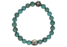 クロムハーツ ビーズ ブレスレット BEAD25 ターコイズ SV925