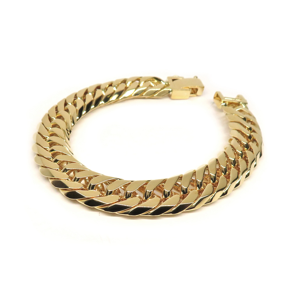ジュエリー JEWELRY ブレスレット 喜平 キヘイ 6面W ダブル K18YG 750
