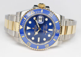 ロレックス サブマリーナ デイト 116613LB ランダム ブルー SS YG 自動巻き メンズ 保証書付き 2015年