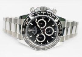 ロレックス デイトナ 126500LN ランダム ブラック SS 自動巻き メンズ 保証書付き 2024年