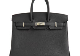 エルメス バーキン 25 ブラック シルバー金具 トゴ K刻印 2025年