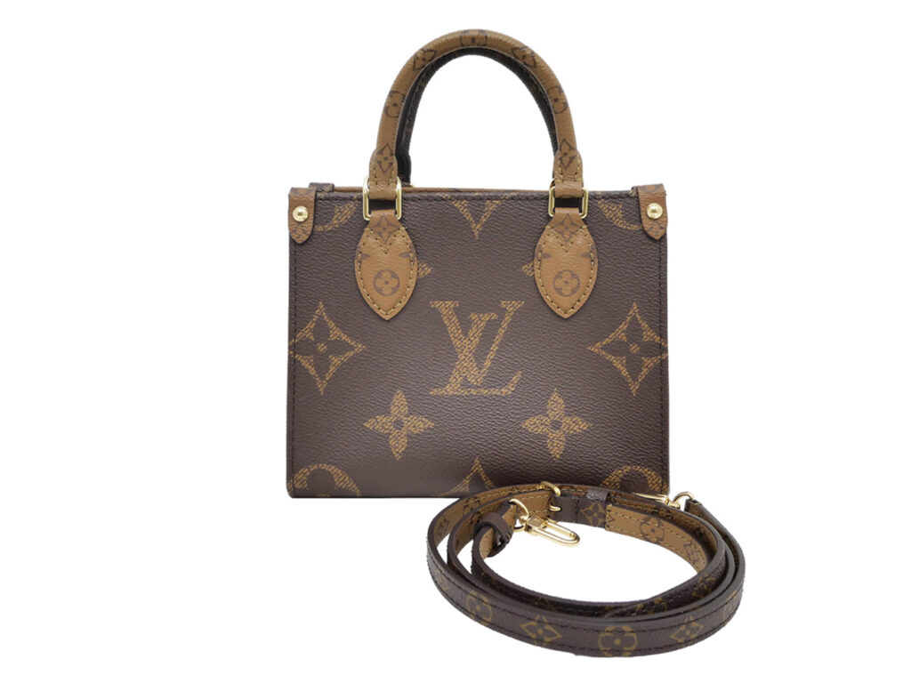 ルイヴィトン オンザゴーBB モノグラムリバース ハンドバッグ M46839