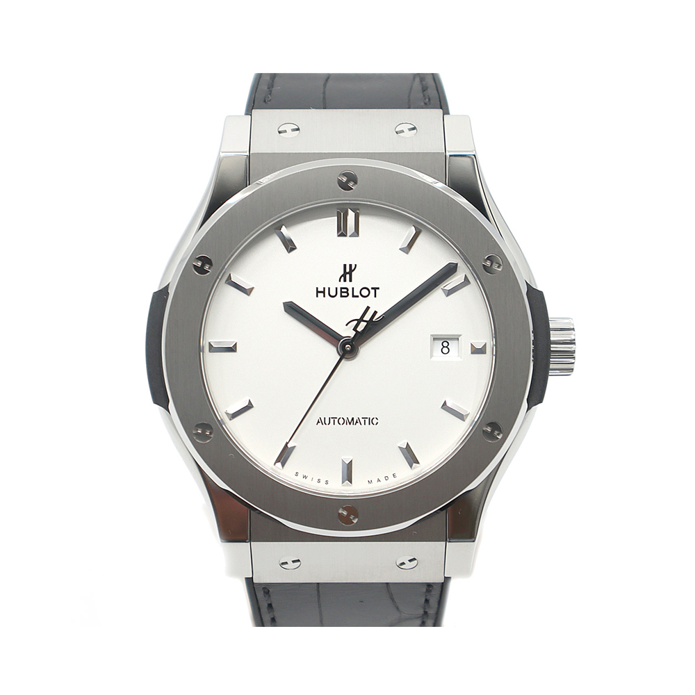 ウブロ HUBLOT クラシック フュージョン ホワイト チタニウム オバーリン 42mm 542.NX.2611.LR