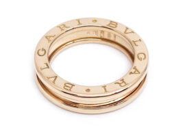ブルガリ BVLGARI B-zero1 ビーゼロワン 1バンド XS リング 750PG